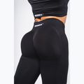Legginsy treningowe damskie NEBBIA Flow Seamless Push Up Black 5