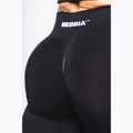 Legginsy treningowe damskie NEBBIA Flow Seamless Push Up Black 6