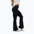 Legginsy treningowe damskie NEBBIA Flow Seamless High Waist Sculpting Flared Black 4