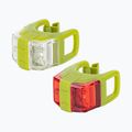 Zestaw lampek rowerowych Kellys Twins II set lime green