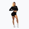 Longsleeve treningowy damski NEBBIA Power black 2