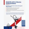 Silnik elektryczny Parsun Joy 1.2 S z akumlatorem white 2