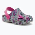 Klapki dziecięce Coqui Little Frog mid.grey/fuchsia love/amulet 2