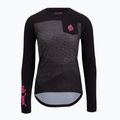 Longsleeve rowerowy damski SILVINI Ella black/fuchsia