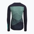 Longsleeve rowerowy damski SILVINI Ella navy/green 2