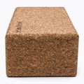 Kostka do jogi JadeYoga Cork Block Small jasnobrązowa CYBS 2