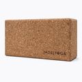 Kostka do jogi JadeYoga Cork Block Small jasnobrązowa CYBS 3