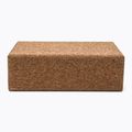Kostka do jogi JadeYoga Cork Block Small jasnobrązowa CYBS 5