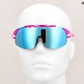 Okulary przeciwsłoneczne Tifosi Sledge Lite crystal pink/clarion blue/ac red/clear 11