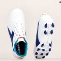 Buty piłkarskie dziecięce Diadora Brasil 2 R LPU JR white/navy 12