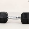 Hantel ogumowany Bauer Fitness HEX 2,5 kg 6