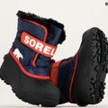 Śniegowce juniorskie Sorel Snow Commander nocturnal/sail red 14