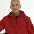 Kurtka męska Pitbull Overpark Hooded red 11