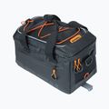 Torba rowerowa na bagażnik Basil Miles Tarpaulin Trunk Bag MIK 7 l + płyta adaptera MIK black/orange