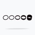 Podkładki pod stery PRO Alu 2/5/10/20 mm / 1-1/8" black