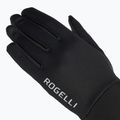 Rękawiczki rowerowe damskie Rogelli Laval Mid Season LW Windproof black 4