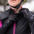 Rękawiczki rowerowe damskie Rogelli Laval Mid Season LW Windproof black 8