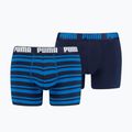 Bokserki męskie PUMA Heritage Stripe 2 pary blue