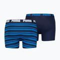 Bokserki męskie PUMA Heritage Stripe 2 pary blue 2