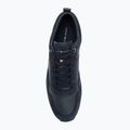 Buty męskie Tommy Hilfiger Iconic Leather Suede Mix Runner midnight 5