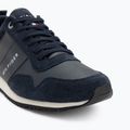 Buty męskie Tommy Hilfiger Iconic Leather Suede Mix Runner midnight 7