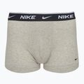 Bokserki męskie Nike Everyday Cotton Stretch Trunk 3 pary white/grey heather/black 3