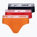 Slipy męskie Nike Everyday Cotton Stretch Brief 3 pary blue/red/orange