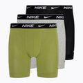 Bokserki męskie Nike Everyday Cotton Stretch Boxer Brief 3 pary pear/heather grey/black