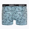 Bokserki męskie Nike Everyday Cotton Stretch Trunk 3 pary aquarius blue lg print/grey/uni red 3