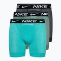 Bokserki męskie Nike Dri-FIT Ultra Comfort 3 pary blue/grey/turquise