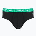 Slipy męskie Nike Everyday Cotton Stretch Brief 3 pary black/green/black 3