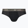 Slipy męskie Nike Everyday Cotton Stretch Brief 3 pary cyber black/heather grey/dark pony 5