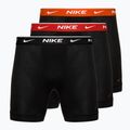 Bokserki męskie Nike Everyday Cotton Stretch 3 pary black team orange/red/black