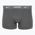 Bokserki męskie Nike Everyday Cotton Stretch Trunk 3 pary black/iron gry/cool grey high shine textured wb 3