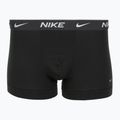 Bokserki męskie Nike Everyday Cotton Stretch Trunk 3 pary black/iron gry/cool grey high shine textured wb 4