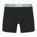 Bokserki męskie Nike Everyday Cotton Stretch 3 pary bi bi/iron grey/clear grey high shine textured wb 2