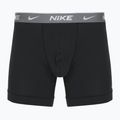 Bokserki męskie Nike Everyday Cotton Stretch 3 pary bi bi/iron grey/clear grey high shine textured wb 6