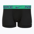 Bokserki męskie Nike Dri-Fit Essential Micro Trunk 3 pary black green shock/wild violet/black text wb 2
