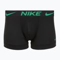 Bokserki męskie Nike Dri-Fit Essential Micro Trunk 3 pary black green shock/wild violet/black text wb 4