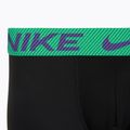 Bokserki męskie Nike Dri-Fit Essential Micro Trunk 3 pary black green shock/wild violet/black text wb 6