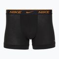 Bokserki męskie Nike Everyday Cotton Stretch Trunk 3 pary black lig crim/des och/deep night logo waistband 2