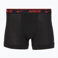 Bokserki męskie Nike Everyday Cotton Stretch Trunk 3 pary black lig crim/des och/deep night logo waistband 3