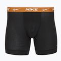 Bokserki męskie Nike Everyday Cotton Stretch 3 pary black light crimsn/desrt ochre/black waistband 2
