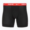Bokserki męskie Nike Everyday Cotton Stretch 3 pary black light crimsn/desrt ochre/black waistband 3