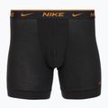 Bokserki męskie Nike Everyday Cotton Stretch 3 pary black light crimsn/desrt ochre/black waistband 4