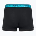 Bokserki męskie Nike Everyday Cotton Stretch Trunk 3 pary black light amry blue/dusty cactus/black waistband 2