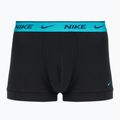 Bokserki męskie Nike Everyday Cotton Stretch Trunk 3 pary black light amry blue/dusty cactus/black waistband 4