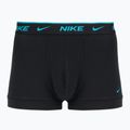 Bokserki męskie Nike Everyday Cotton Stretch Trunk 3 pary black light amry blue/dusty cactus/black waistband 5