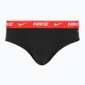 Slipy męskie Nike Everyday Cotton Stretch Brief 3 pary black light crimson/desert ochre/black wb 2