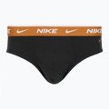 Slipy męskie Nike Everyday Cotton Stretch Brief 3 pary black light crimson/desert ochre/black wb 3